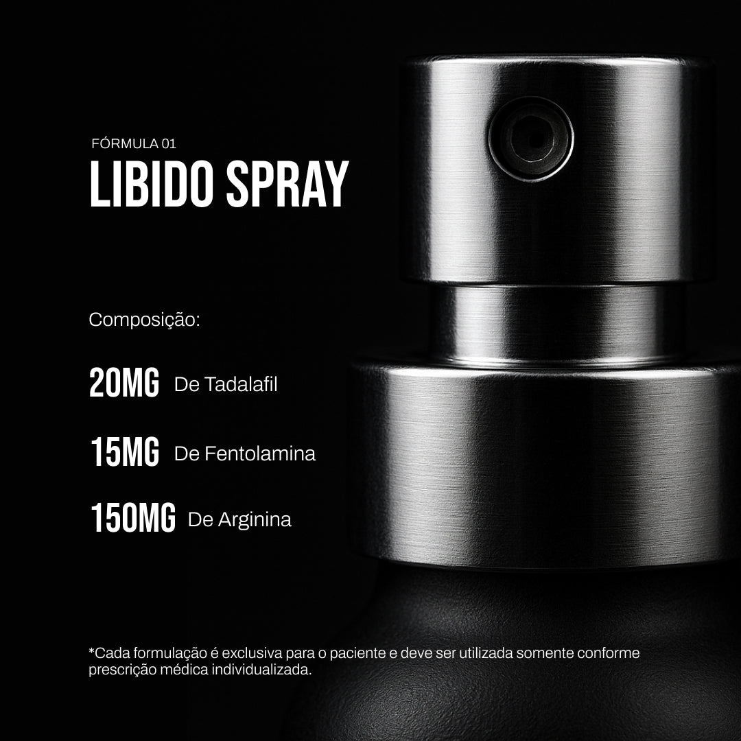 Libido Spray Sabor Menta - Tadalafil Spray 120 doses