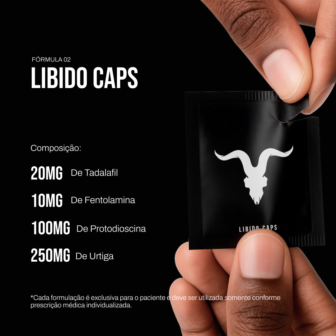 Libido Caps - Cápsulas de Tadalafil 15 doses