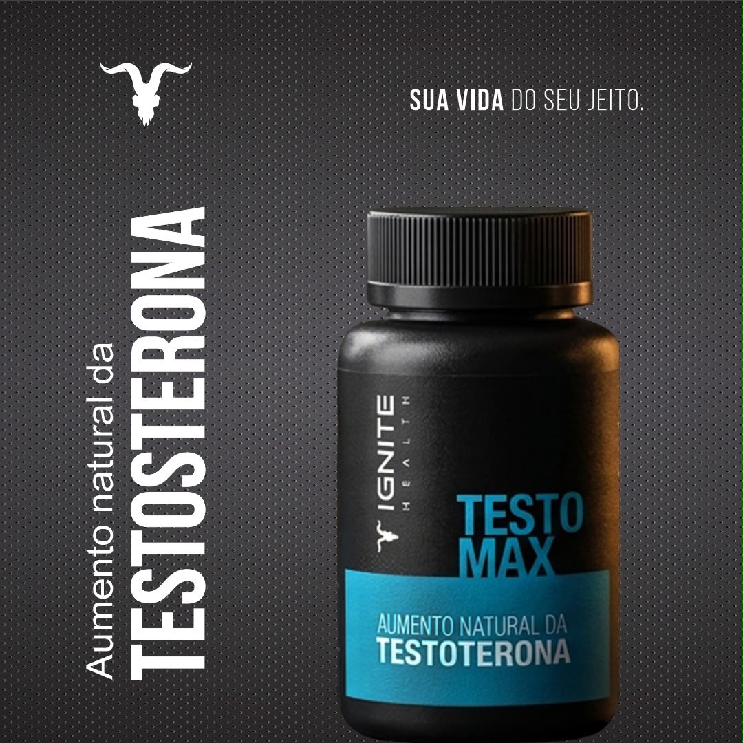 Testo Max p/ 3 meses - Vitalidade Masculina